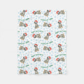 Couverture Polaire Chien de Noël australien (Devant)