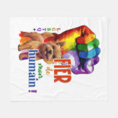 Couverture Polaire Chien de Norwich Terrier (Devant (Horizontal))