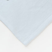 Couverture Polaire Chien de taureau français, mignon motif endormi. (Coin)