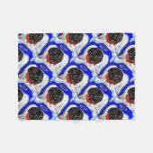 Couverture Polaire Chien de Terre-Neuve (Devant (Horizontal))