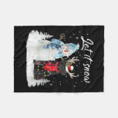 Couverture Polaire Chien d'eau portugais Chien de Père Noël Chien de (Devant (Horizontal))