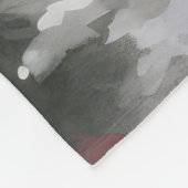 Couverture Polaire Chien du Labrador à Noël de neige (Coin)