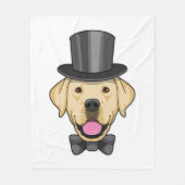 Couverture Polaire Chien en forme de chambre avec mâchoire (Devant)