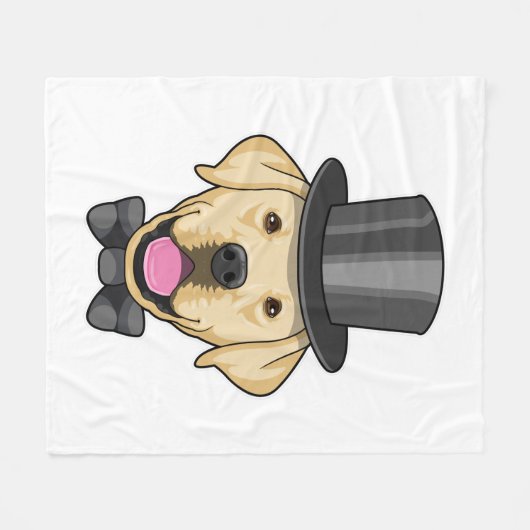 Couverture Polaire Chien en forme de chambre avec mâchoire (Devant (Horizontal))