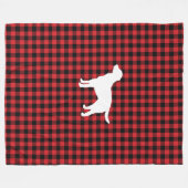 Couverture Polaire Chien Labrador Check Mountain Living (Devant (Horizontal))