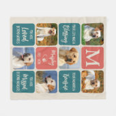 Couverture Polaire Chien Mémorial Cadeau animal de compagnie Perdre C (Devant (Horizontal))