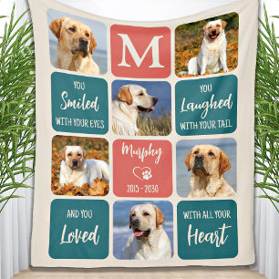 Couverture Polaire Chien Memorial Cadeau animal de compagnie Perdre m