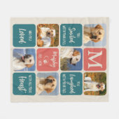 Couverture Polaire Chien Memorial Cadeau animal de compagnie Perdre m (Devant (Horizontal))