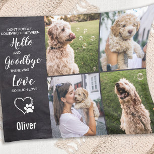 Couverture Polaire Chien Memorial Keepsaké Sympathy Animal de compagn