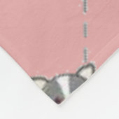 Couverture Polaire Chien mignon (Coin)