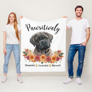 Couverture Polaire Chien mignon absolument reconnaissant bienheureux