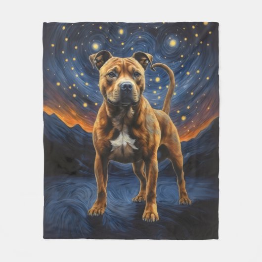 Couverture Polaire Chien robuste Artsy (Devant)