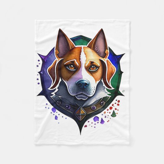 Couverture Polaire Chien RPG (Devant)