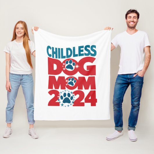 Couverture Polaire Chien sans enfants Maman Chien Dame Voter Chien Pa (En situation)