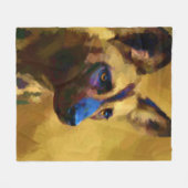 Couverture Polaire Chien sauvage africain (Devant (Horizontal))