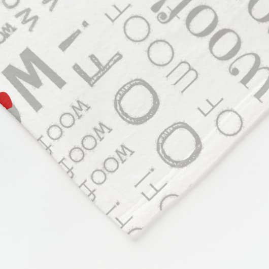 Couverture Polaire Chien Terrier australien avec nom Noël (Coin)