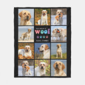 Couverture Polaire Chien Vous M'Avez Eu À WOOF Custom 11 Photo Collag (Devant)
