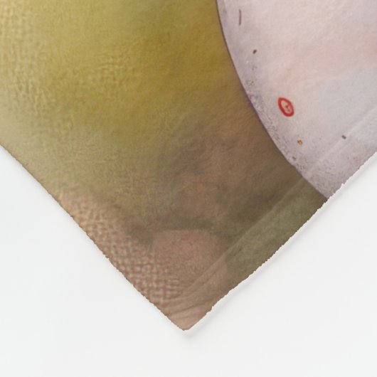 Couverture Polaire Chien Weimaraner avec oeufs de Pâques vacances (Coin)