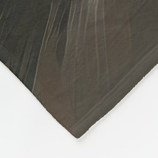 Couverture Polaire Chien Yorkipod en Noël de neige (Coin)