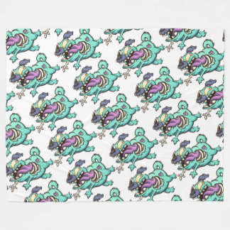Couverture Polaire Chien zombie