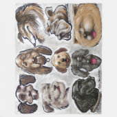 Couverture Polaire Chiens (Devant)