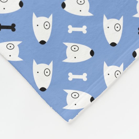 Couverture Polaire Chiens (Coin)
