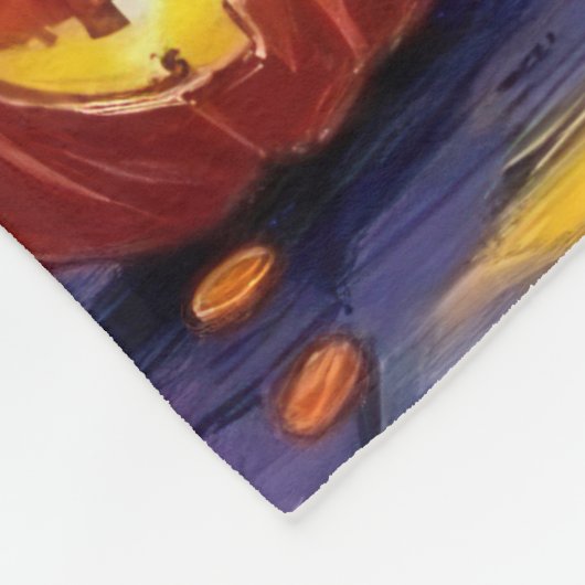 Couverture Polaire Chiens Airedale Terrier Trick-or-Treating Hallowee (Coin)