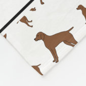 Couverture Polaire Chiens allemands blancs nommés faits sur commande (Coin)