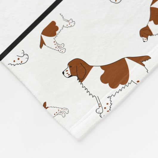 Couverture Polaire Chiens blancs nommés faits sur commande de (Coin)