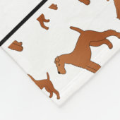 Couverture Polaire Chiens blancs nommés personnalisés de terrier (Coin)