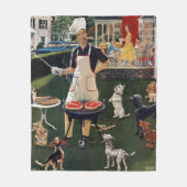 Couverture Polaire Chiens chauds (Devant)