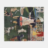 Couverture Polaire Chiens chauds (Devant (Horizontal))