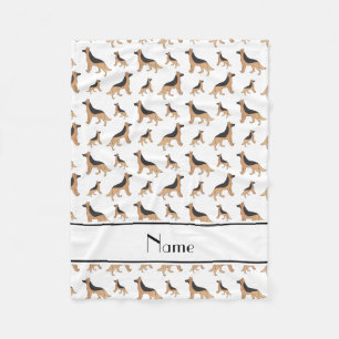 Couverture Polaire Chiens de berger allemand blancs nommés