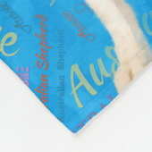 Couverture Polaire Chiens de berger australiens rouges - Australien (Coin)