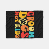 Couverture Polaire Chiens de chambre pas enfants Chiens amusants Chie (Devant (Horizontal))