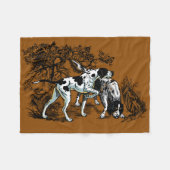 Couverture Polaire chiens de chasse (Devant (Horizontal))