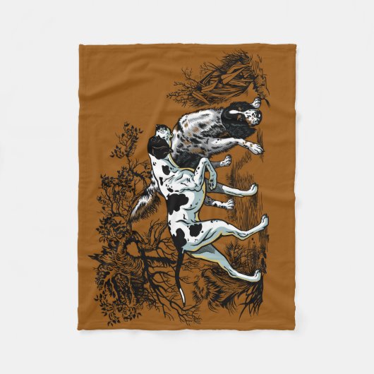 Couverture Polaire chiens de chasse (Devant)