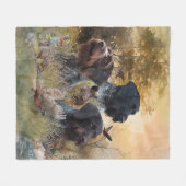 Couverture Polaire Chiens de chasse polyvalents (Devant (Horizontal))