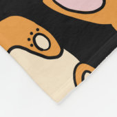 Couverture Polaire Chiens De Corgi, Arrière - plan Sans Seamless. (Coin)