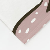 Couverture Polaire Chiens d'enfants, dessinés à la main, motif à la m (Coin)