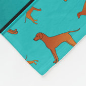 Couverture Polaire Chiens nommés faits sur commande de ridgeback de (Coin)