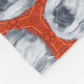 Couverture Polaire Chiens Pékinois (Coin)