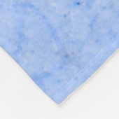 Couverture Polaire Chiens Pékinois sur Fond Bleu (Coin)