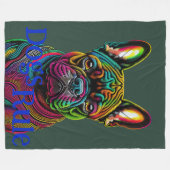 Couverture Polaire Chiens Règle Golden Retriever (Devant (Horizontal))