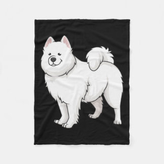 Couverture Polaire Chiens Samoyède Samoyède Magnifique Drôle Mignon