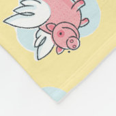 Couverture Polaire Chiens volants Nouvel An chinois Zodiac jaune FB (Coin)