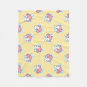 Couverture Polaire Chiens volants Nouvel An chinois Zodiac jaune FB (Devant)