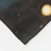 Couverture Polaire Chiens Wire Fox Terrier Noël Neige Fêtes (Coin)