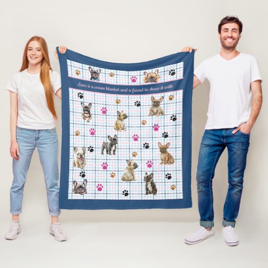 Couverture Polaire Chiffre de taureau français (En situation)