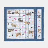 Couverture Polaire Chiffre de taureau français (Devant (Horizontal))